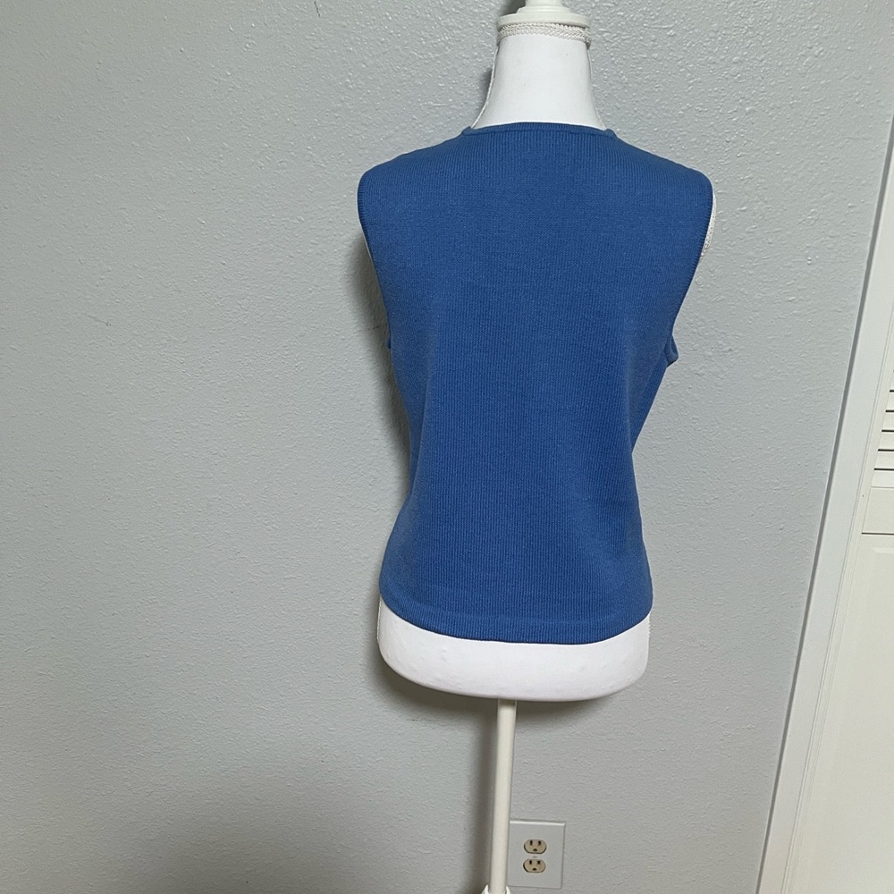St. John collection in Sky Blue, includes suit jacket, dress, skirt, and pants. - Picture 3 of 10
